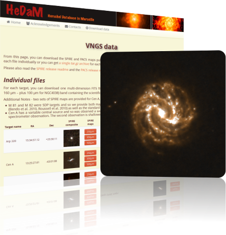 VNGS site screen-shot